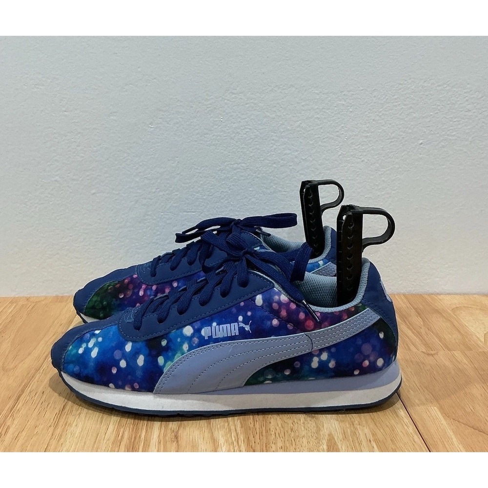 Kids Sz 6 Puma Roma '68 Galaxy Outer Space Blue Sneakers Free Shipping Fit W 7.5
